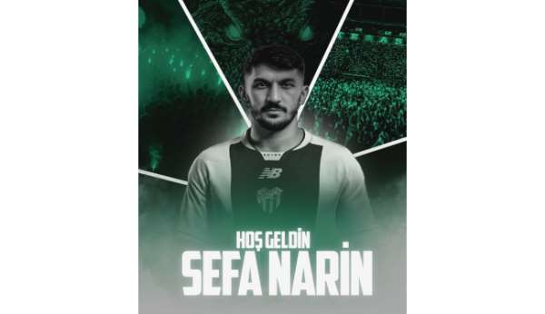 Bursaspor'da orta sahaya takviye: Sefa Narin
