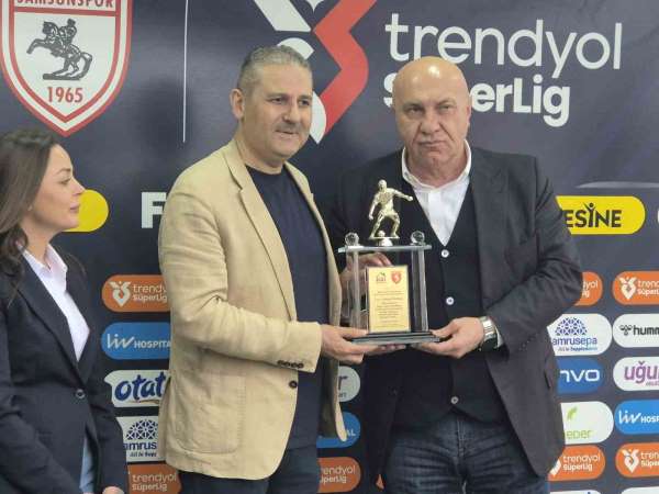 Samsunspor'a bağımlılıkla mücadele ödülü