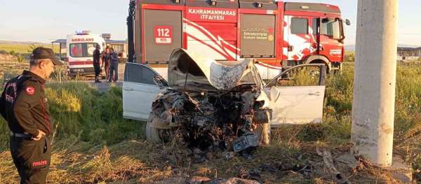 Kahramanmaraş'ta kaza: 1 yaralı