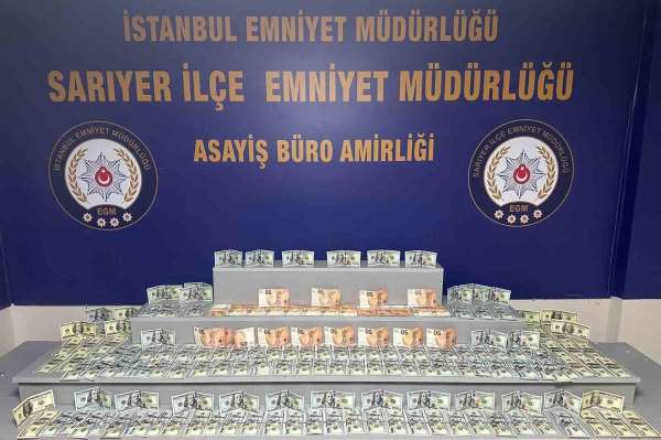 Sarıyer'de bir AVM'de 1 milyon TL'lik sahte dolar bozdurmaya çalışan şahıs yakalandı