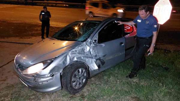 Samsun'da kamyonet ile otomobil çarpıştı: 1 yaralı