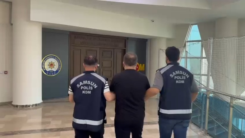 Samsun'da sahte çekle dolandırıcılık suçundan aranan şahıs yakalandı