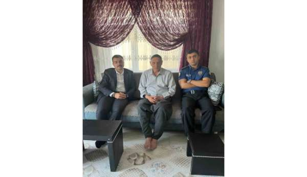 Dicle'de göreve başlayan Kaymakam Mustafa Atış'tan şehit ailesine ziyaret