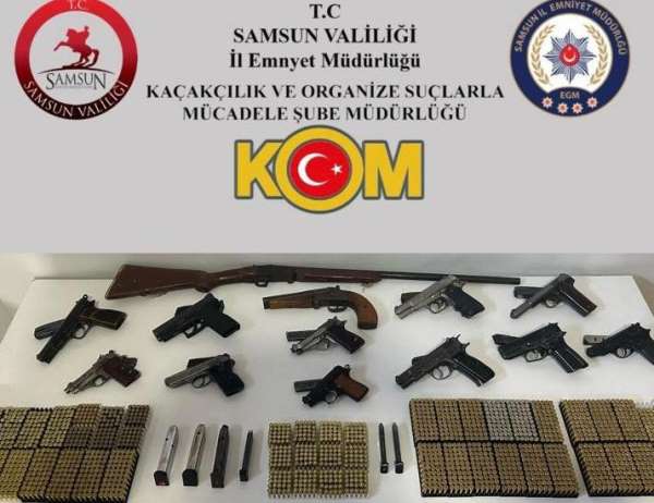Silah tacirlerine ve düğün magandalarına operasyon: 12 tabanca ele geçirildi