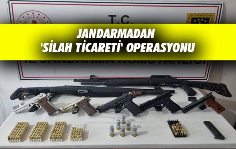 Samsun'da Jandarmadan 'silah ticareti' operasyonu