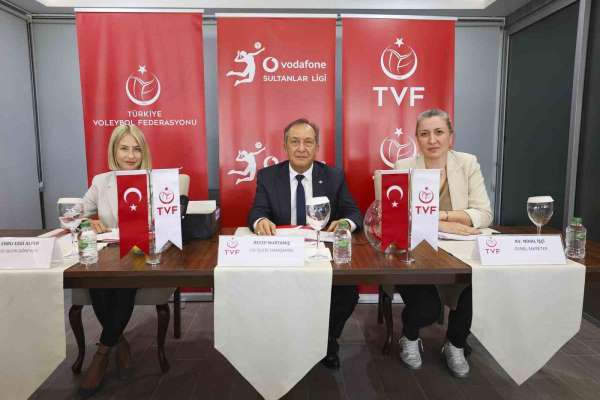 Vodafone Sultanlar Ligi'nde 2024-2025 voleybol sezonu fikstürü çekildi