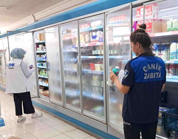 Canik'te soğuk gıda denetimi