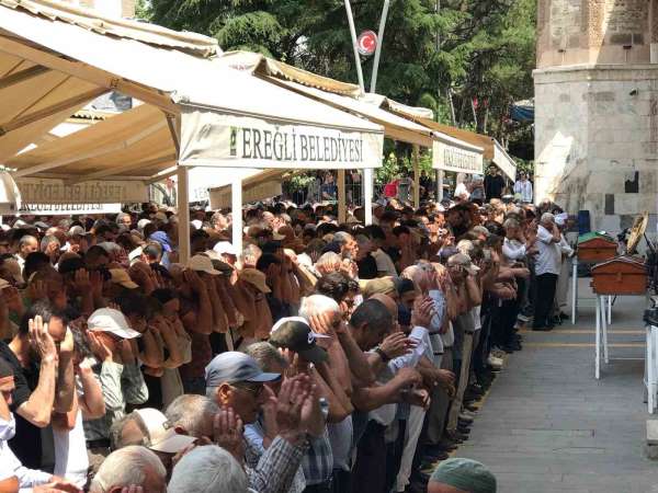 Konya'da kazada ölen motosiklet sürücüsü son yolculuğuna uğurlandı