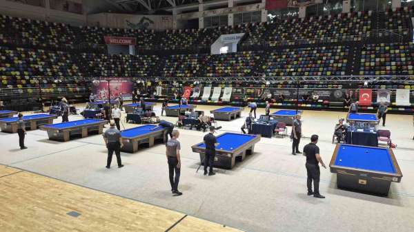 Samsun'da bilardo şöleni