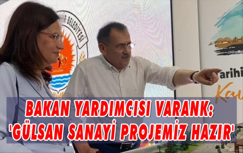 Bakan Yardımcısı Varank: 'Gülsan Sanayi Projemiz hazır'