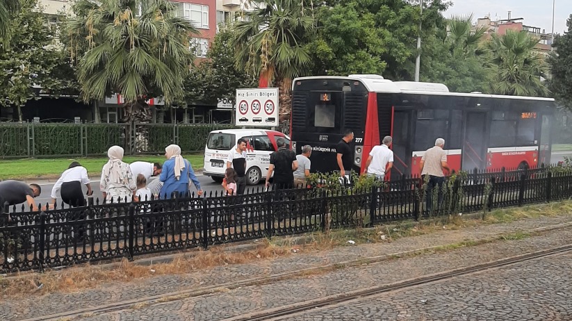 Samsun'da seyir halindeki otobüste patlama!