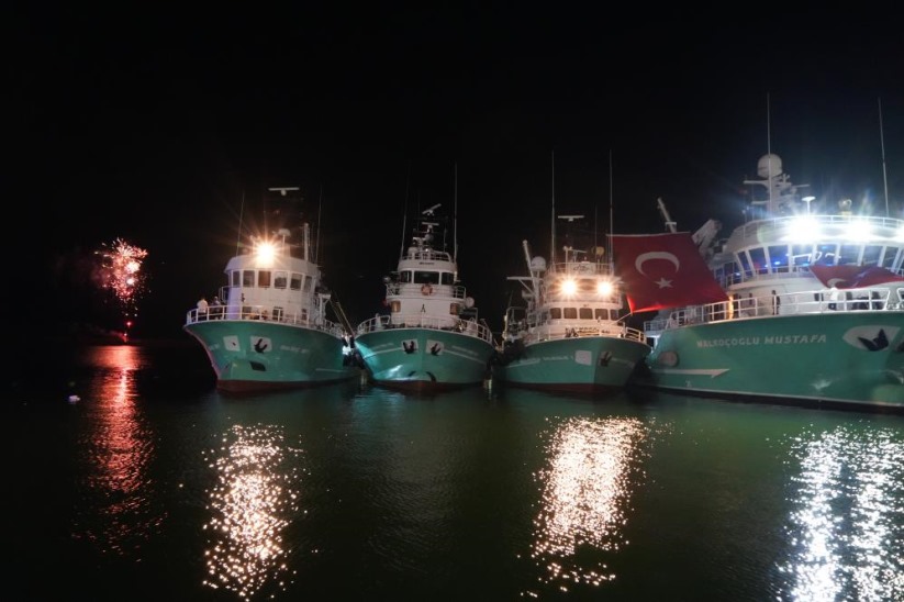 Samsun'da balıkçılar 'Vira Bismillah' diyerek sezonu açtı