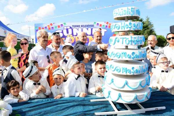 Terme'de geleneksel sünnet şöleni