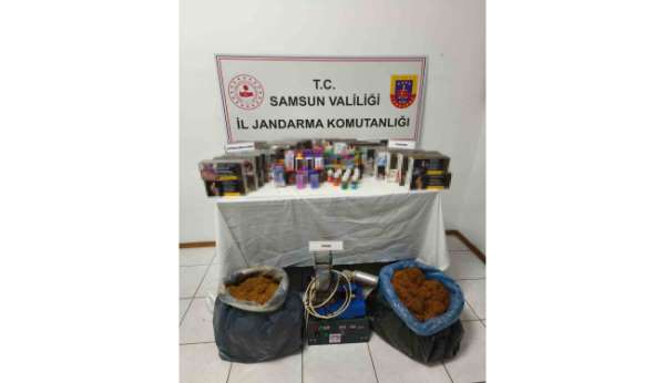 Jandarma kaçak tütün mamulleri ele geçirdi