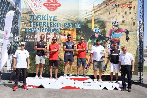 Karaman'da düzenlenen 'Tekerlekli Paten Türkiye Şampiyonası' sona erdi