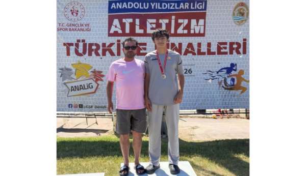 Erzincanlı atlet Yüksel, Türkiye ikincisi oldu