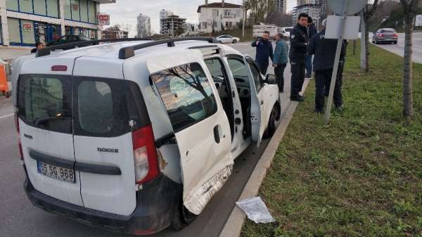 Samsun’da trafik kazası: 1 yaralı 