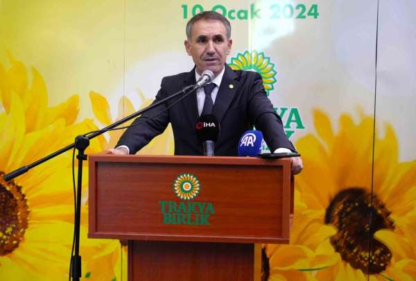 Trakya Birlik Başkanı Kırbiç: 'Kuraklık, ayçiçek verimini olumsuz yönde etkilemiştir'