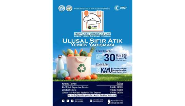 Talas Belediyesi'nden üniversitelilere sıfır atık yarışması