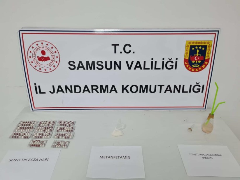 Samsun'da evinde uyuşturucu ele geçirilen şahıs gözaltına alındı