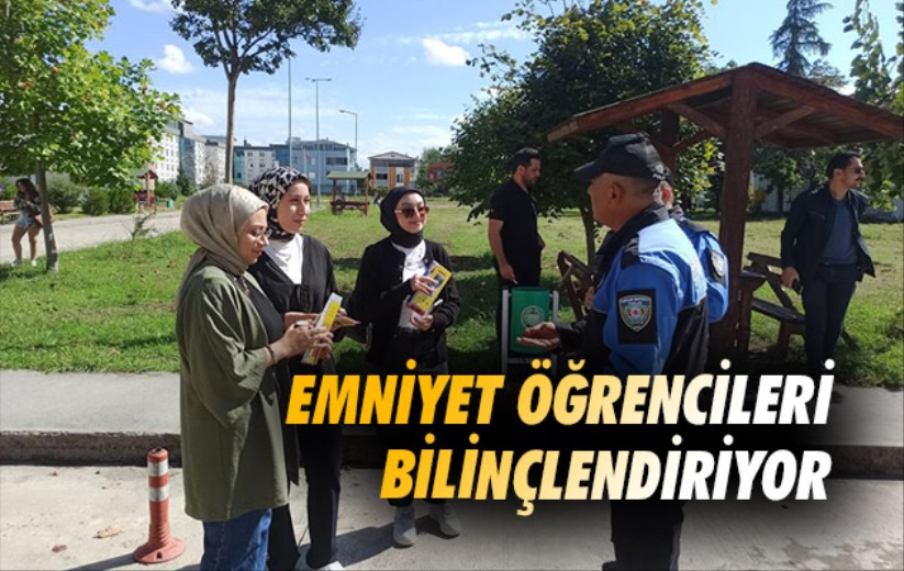 Samsun'da Emniyet öğrencileri bilinçlendiriyor