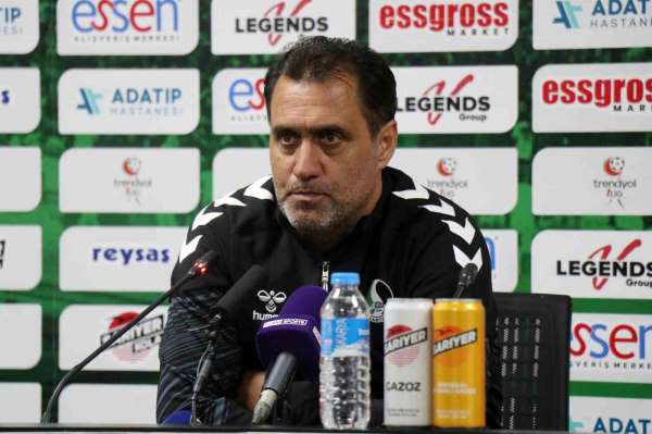 Sakaryaspor Teknik Direktörü Sütlü'den kural hatası açıklaması!