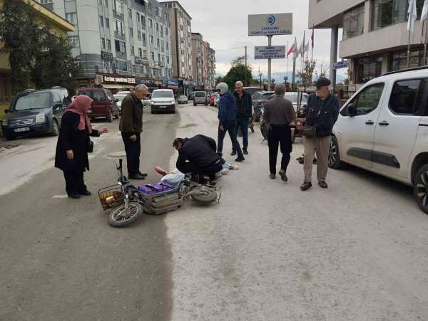 Elektrikli bisiklet kazası: 18 yaşındaki genç yaralandı