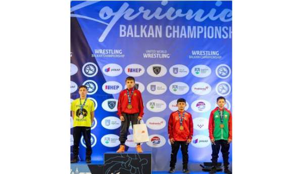 Erzincanlı güreşçi Balkan Şampiyonası'nda bronz madalya kazandı