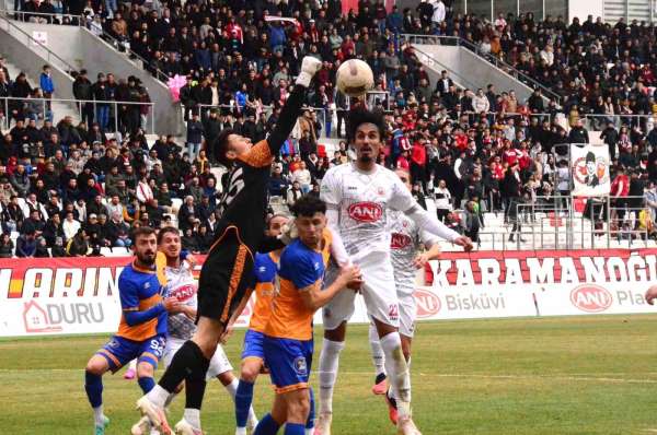 TFF 2. Lig: Karaman FK: 2 - İskenderunspor: 2