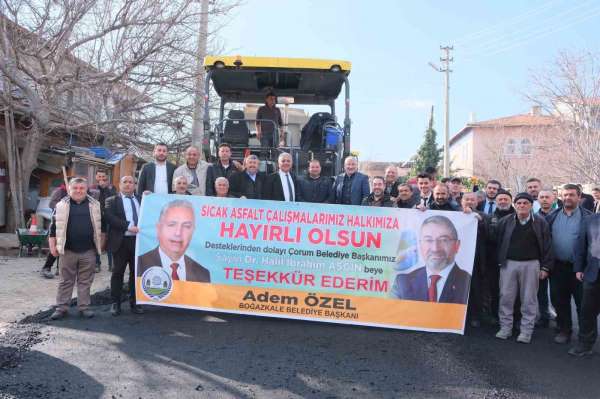 Çorum Belediyesi'nden ilçelere büyük destek