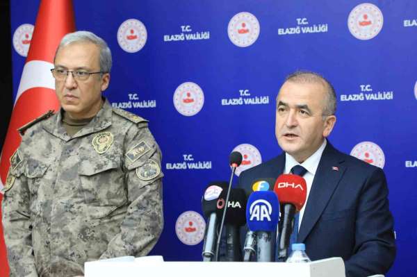 Elazığ'da 2024'te terör örgütü PKK'ya yönelik 749 operasyon düzenlendi