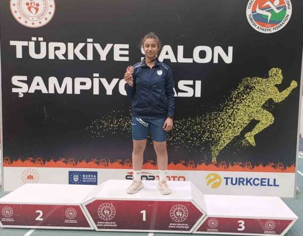 Gülnaz Çetin'den güllede 3.'lük