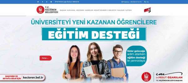 Keçiören Belediyesinden üniversite öğrencilerine destek