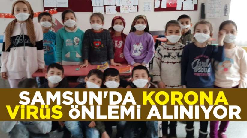 Samsun'da Korona virüs önlemi