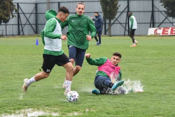 Akhisarspor'da Boluspor maçı hazırlıkları devam etti 