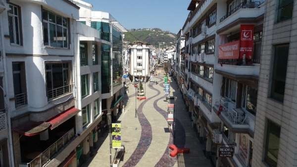 Ordu'da yasağın ardından sokaklar ıssız kaldı