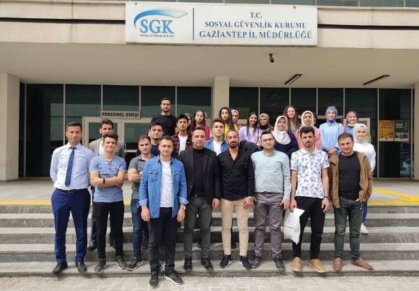 Üniversite öğrencilerinden SGK'ya teknik gezi - Gaziantep haber