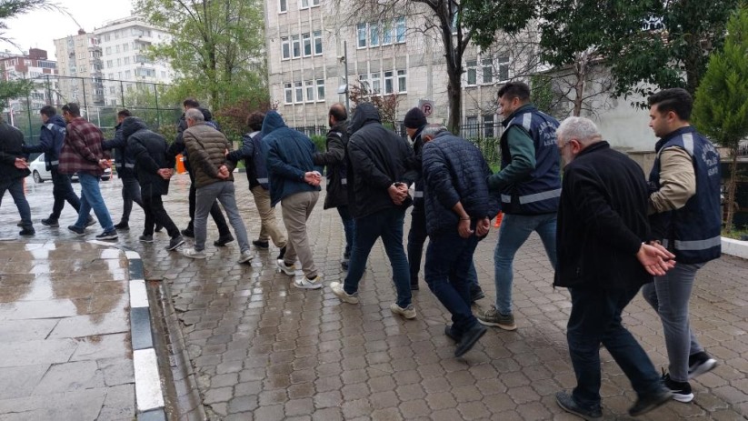 Samsun merkezli 'change' araç operasyonunda 30 kişi adliyeye sevk edildi