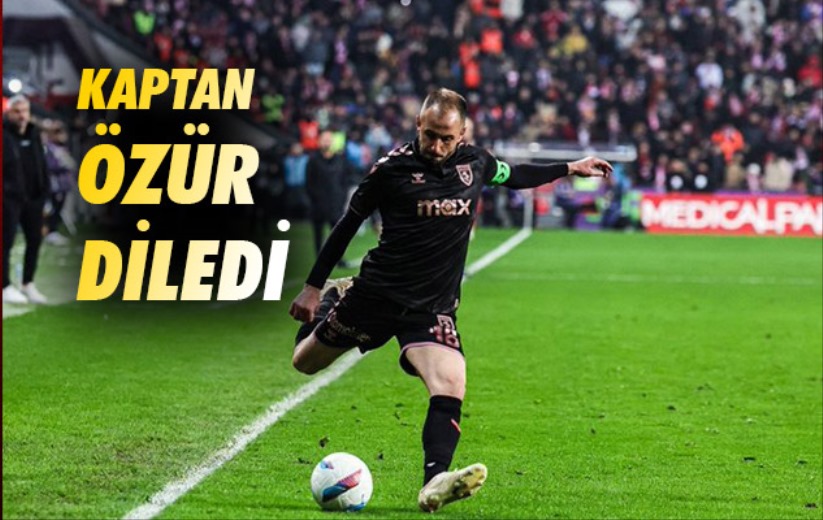 Kaptan özür diledi