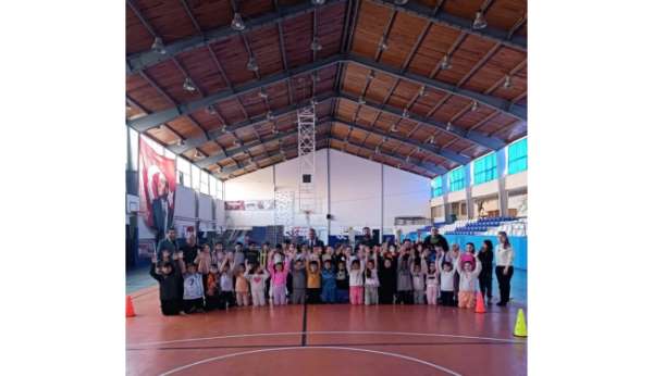Gediz'de minik adımlar sporla buluştu