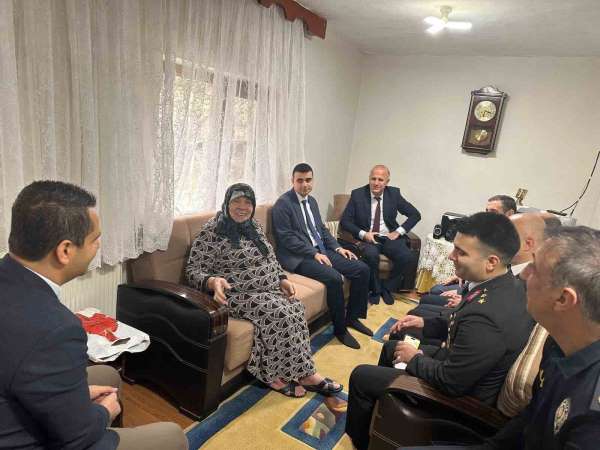 Osmaneli'nde şehit aileleri ve gazilere anlamlı ziyaret