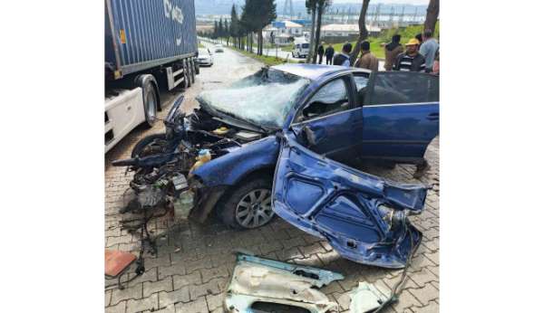 Kahramanmaraş'ta trafik kazası: 1 yaralı
