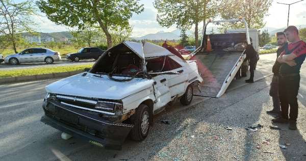 Kahramanmaraş'ta trafik kazası: 1'i ağır 2 yaralı