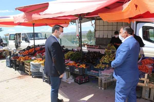 Kaymakam Baytok'dan korona virüs denetimi