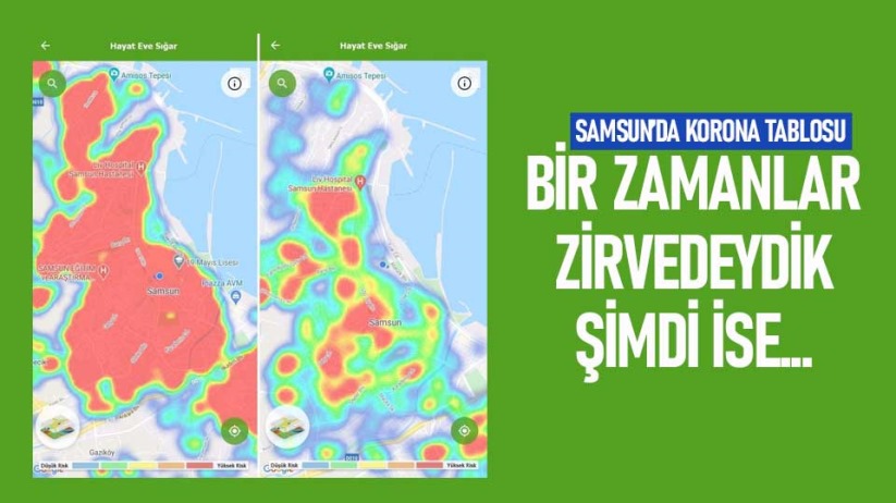 Samsun'da vaka sayılarında sevindiren haber