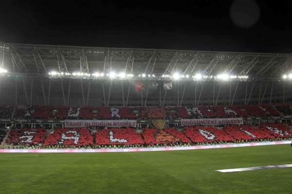 Sivasspor taraftarlarından muhteşem koreografi - Sivas haber