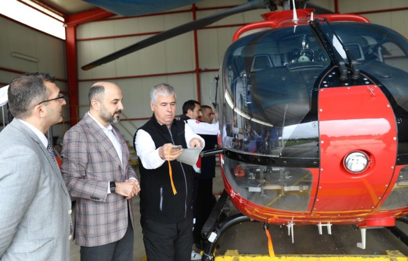 Samsun'a yeni ambulans helikopter