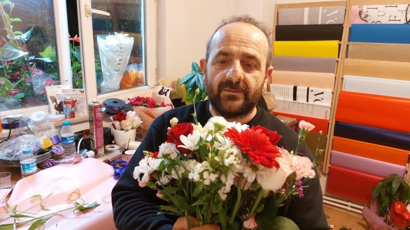Samsun'da çiçekçilerin 'Anneler Günü' mesaisi