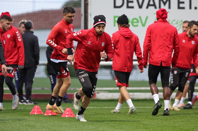 Samsunspor, Sivasspor hazırlıklarını sürdürdü