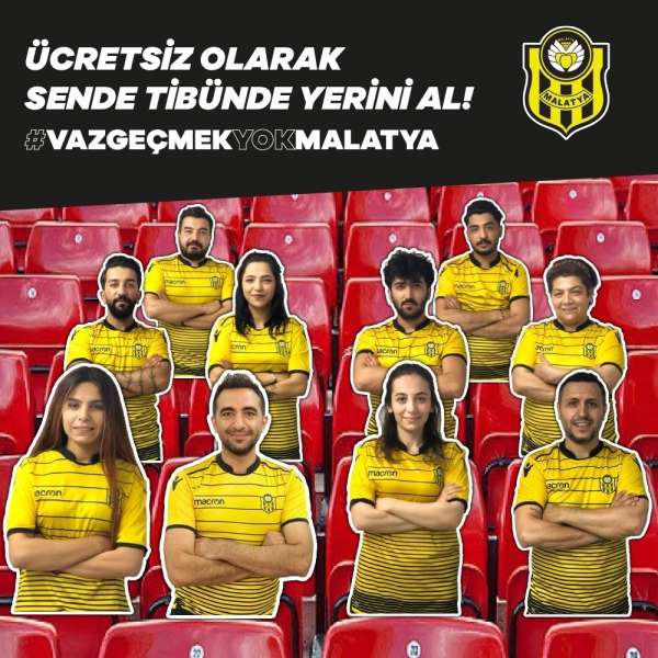 Yeni Malatyaspor'dan ücretsiz karton taraftar uygulaması 